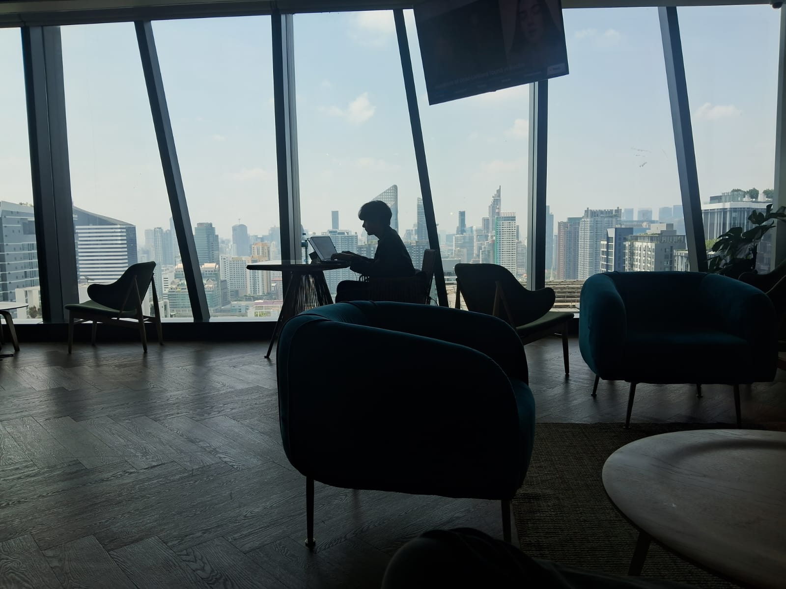 Working from a coworking space in Bangkok
